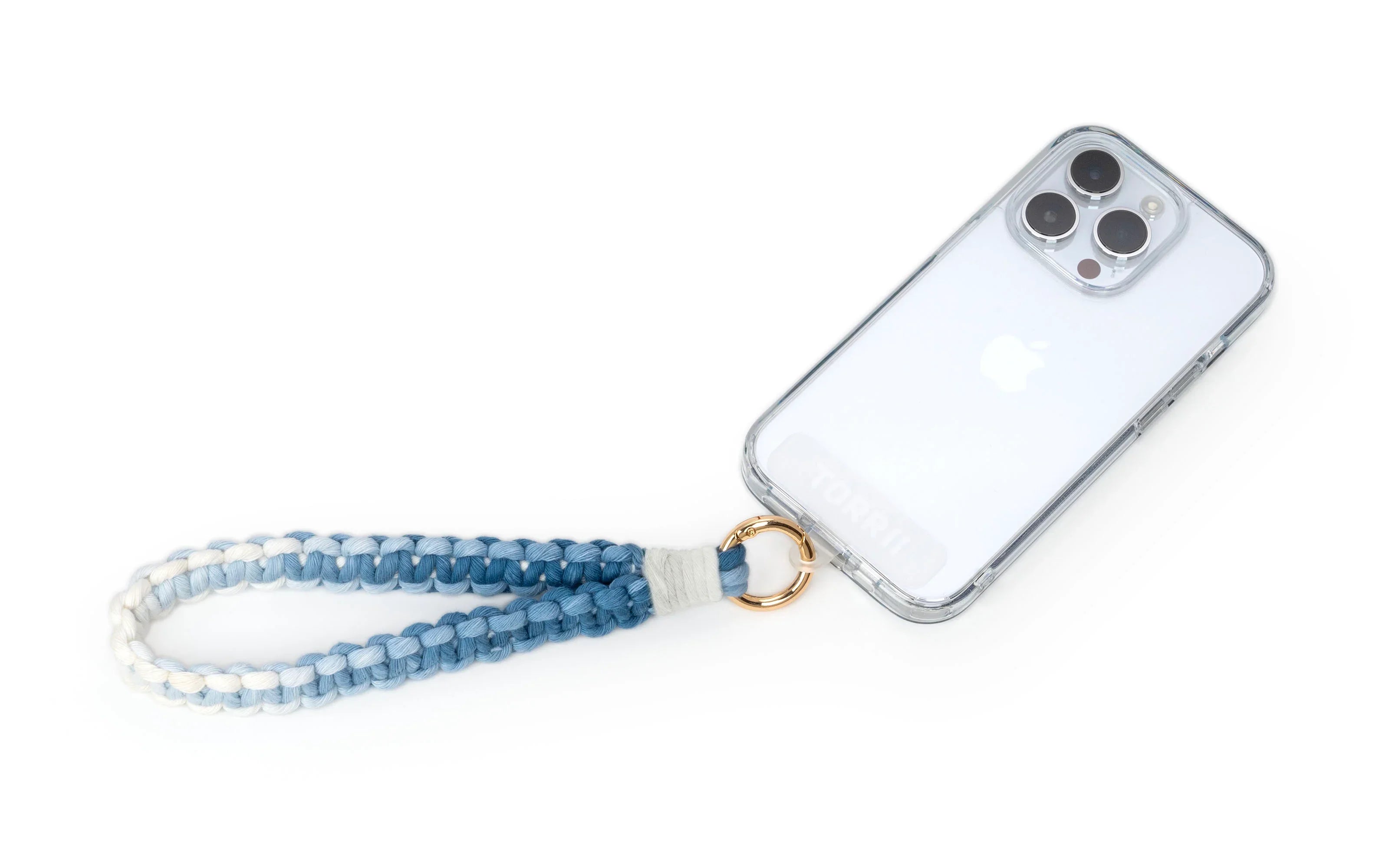 Torrii Knotty Braided Wrist Strap – Blue - Tashqila Torrii Knotty Braided Wrist Strap – Blue - Tashqila